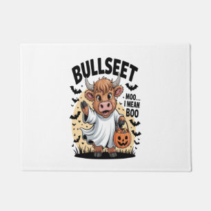 Funny Cow Halloween Doormat