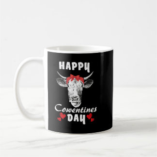 Funny Cow Lover Happy Cowentines Farm Gift. Perfec Coffee Mug