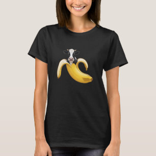 Funny Cow Lovers Banana Boys Girls Kids T-Shirt