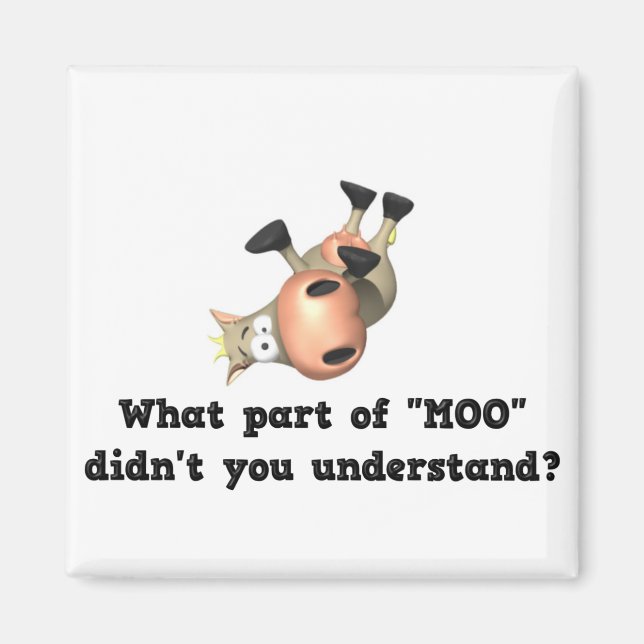 Funny cow magnet (Front)