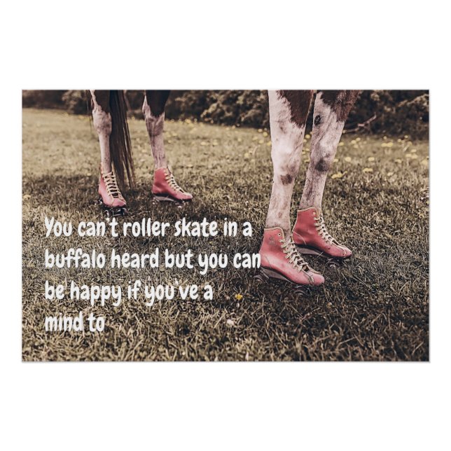 Funny cow memes with cute images with funny Quotes Poster (Front)