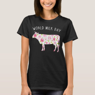 Funny Cow Milk Dairy Agriculture T-Shirt