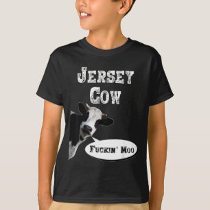 Funny Cow Shirt New Jersey Cow Lover Farm Animal R