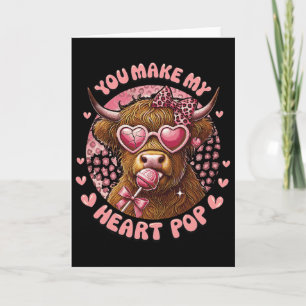 Funny Cow Summer Vacation Design Cute Cow Lover  Card
