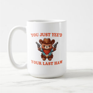 Funny Cowboy Bear Coffee Mug