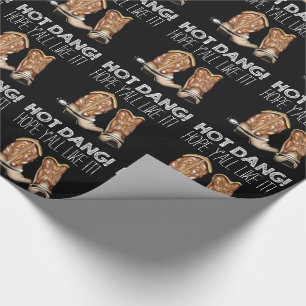 Funny Cowboy Boot Wrapping Paper