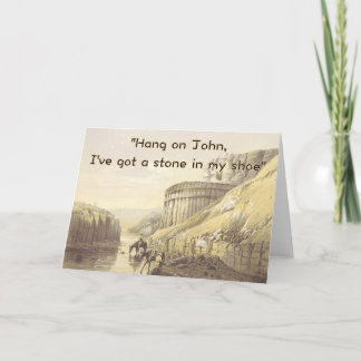 Funny Cowboy Carte d'anniversaire Humoristique Wes