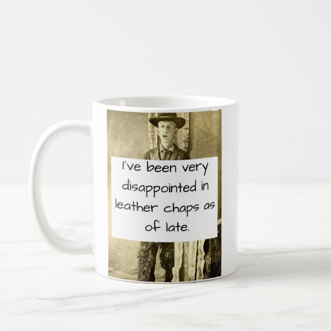 Funny Cowboy Coffee Mug (Left)