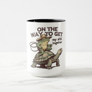 Funny Cowboy Frog Mug