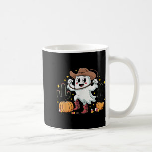 Funny Cowboy Halloween Ghost Western Fall For Spoo Coffee Mug