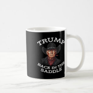 Funny Cowboy Western Donald Trump President Us Fla Coffee Mug