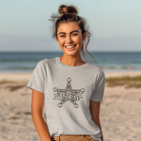 Funny Cowgirl Sheriff Star for Girls and women