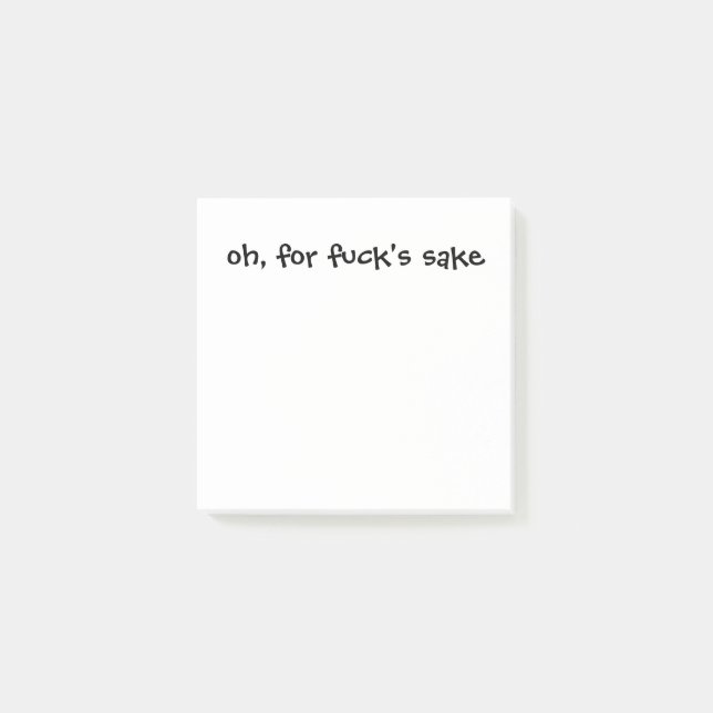 Funny coworker gift post-it notes (Front)