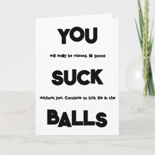 Funny Coworker Resignation Retirement Card