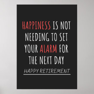 Funny coworker retirement poster