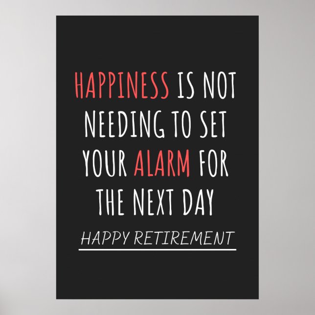 Funny coworker retirement poster (Front)