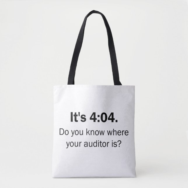 Funny Cpa Accountant Auditor Bookkeeper Tax Season Tote Bag (Front)