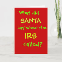 Funny CPA Accountant Christmas IRS Tax Joke