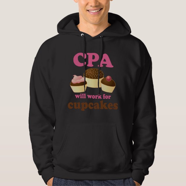 Funny CPA Certified Public Accountant Hoodie (Front)