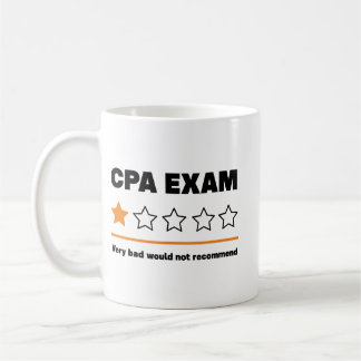 Funny CPA Exam Accountant Men Women Gift CPA Gifts Coffee Mug