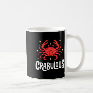 Funny Crab Art For Men Women Kids Crabby Crabbing  Coffee Mug