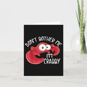 Funny Crab Costume For Men Women Crab Eating Fan C Card