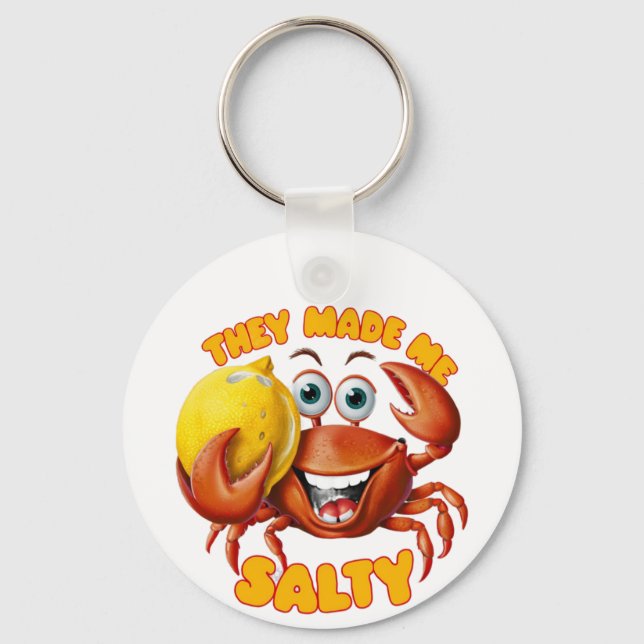 Funny Crab Keychain (Front)