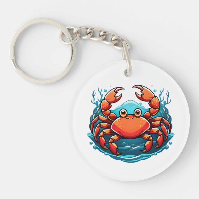 funny-crab keychain (Front)