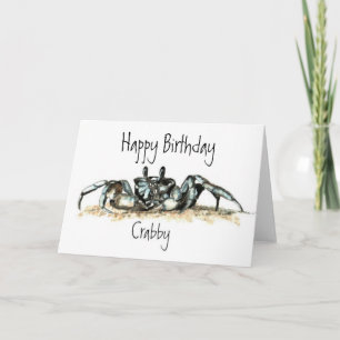 Funny, Crabby, Crab Card