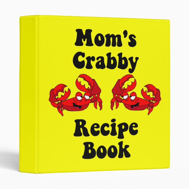 Funny crabs recipe binder (Front/Spine)