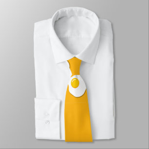 Funny cracked eggs tie