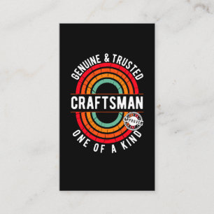Funny Craftsman Dad Funny Handyman Business Card