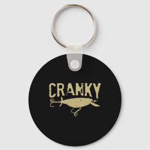 Funny Cranky - Crankbait Fishing Lure Humour Fishe Keychain