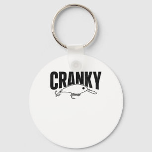Funny Cranky - Crankit Fishing Lure Humour Fisherm Keychain