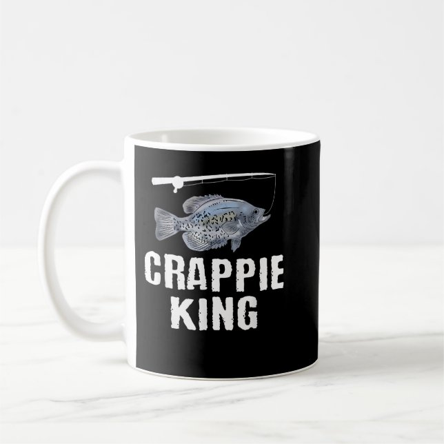 Funny Crappie Fishing Pan Fish Freshwater Fisherma Coffee Mug (Left)