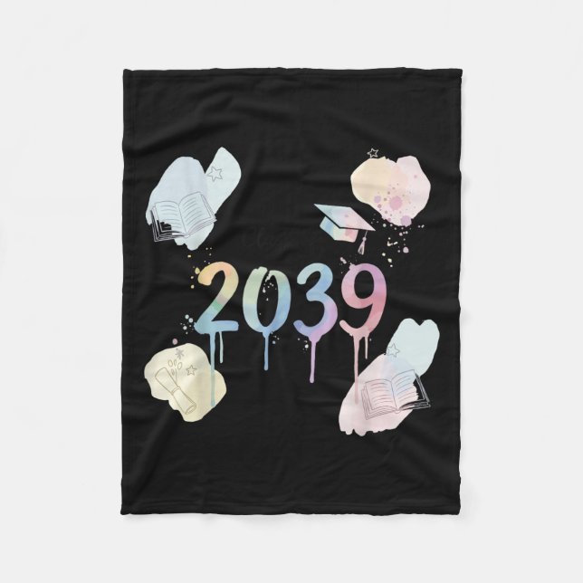 Funny Crater Generation Cl Of 20&#;  Grow With Me  Fleece Blanket (Front)