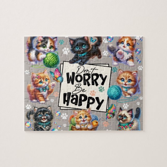 Funny Crazy Chicken Lady Jigsaw Puzzle (Horizontal)