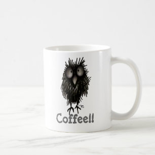 Funny Crazy Cute Coffee Paul Stickland Owl Mug