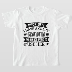 Funny crazy Grandma word art unisex  T-Shirt