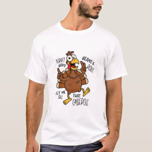 Funny Crazy Thanksgiving Turkey T-Shirt