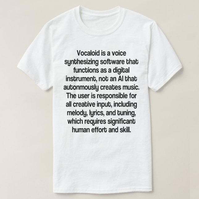 Funny Create Melodic Humour Music Funny Quote T-Shirt (Design Front)