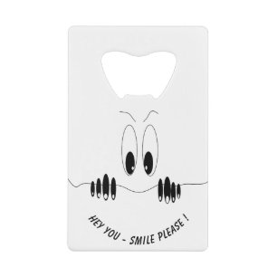 Funny Credit Card Bottle Opener Curiosity Eyes