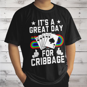 Funny Cribbage Board For Cribbage Card Game Player T-Shirt