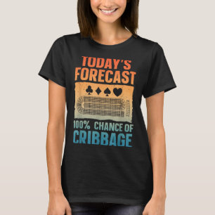 Funny Cribbage Design For Men Women Kids Card Game T-Shirt