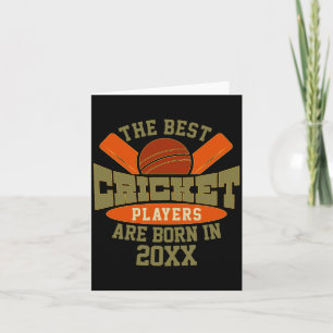 Funny Cricket Birthday Birth Day Name T Shirt  Card