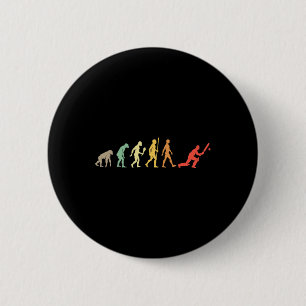 Funny Cricket Evolution Gift Vintage Cricket Playe 2 Inch Round Button
