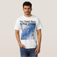 Funny Cricket Players Design,