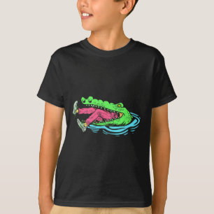 Funny Croc Hunter Hunting Season Crocodile Hunting T-Shirt