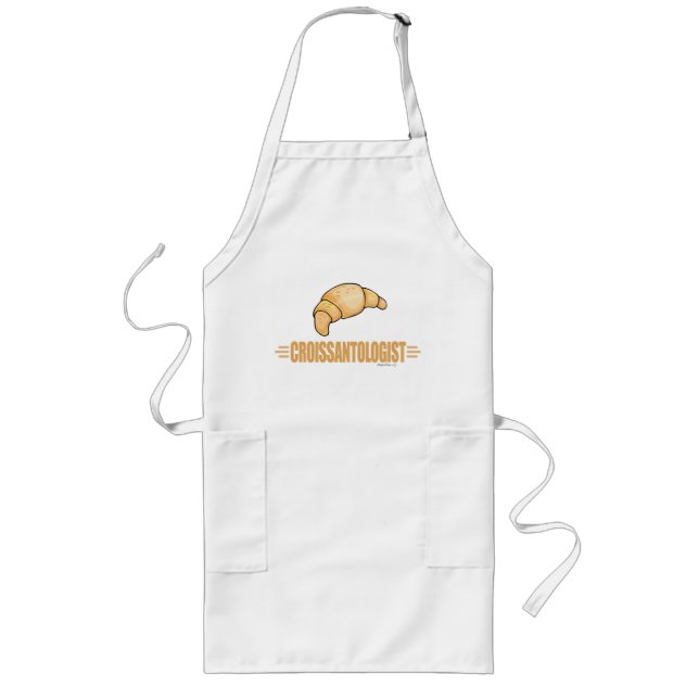 Funny Croissant Long Apron (Front)
