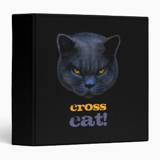 Funny Cross Cat Binder
